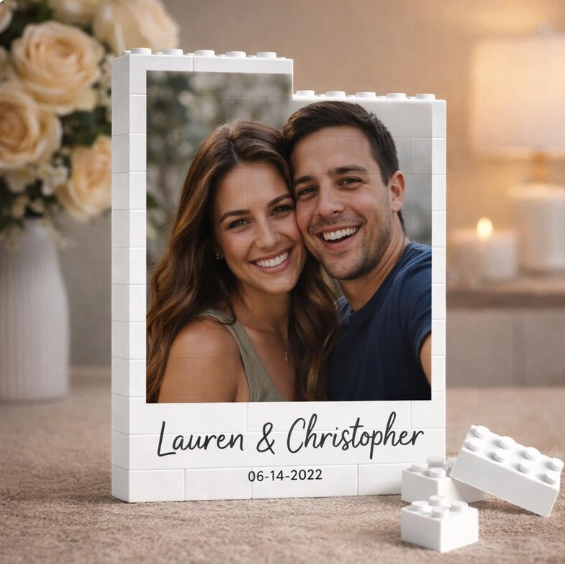 Custom Photo Brick Puzzle | Personalized Building Block Gift