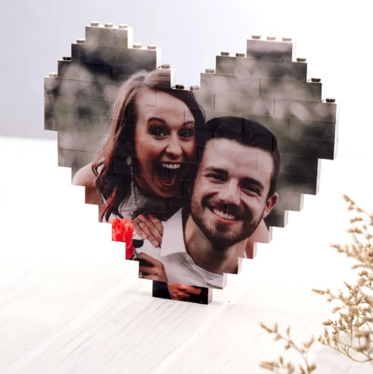 Custom Photo Brick Puzzle | Personalized Building Block Gift