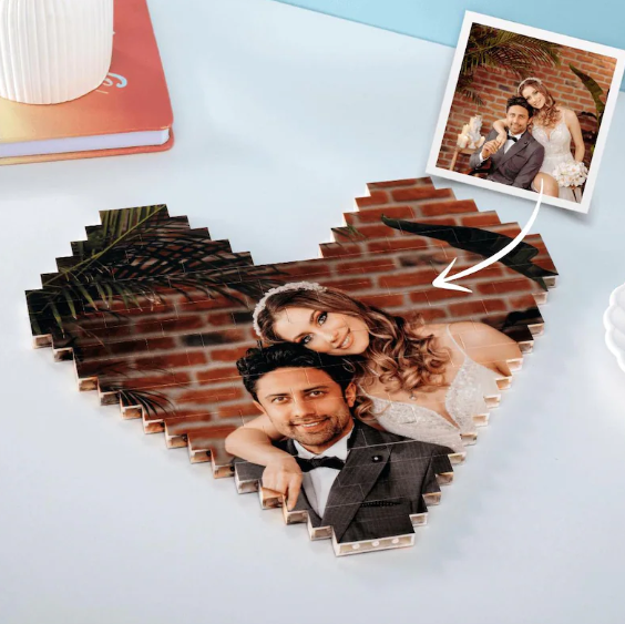 Custom Photo Brick Puzzle | Personalized Building Block Gift