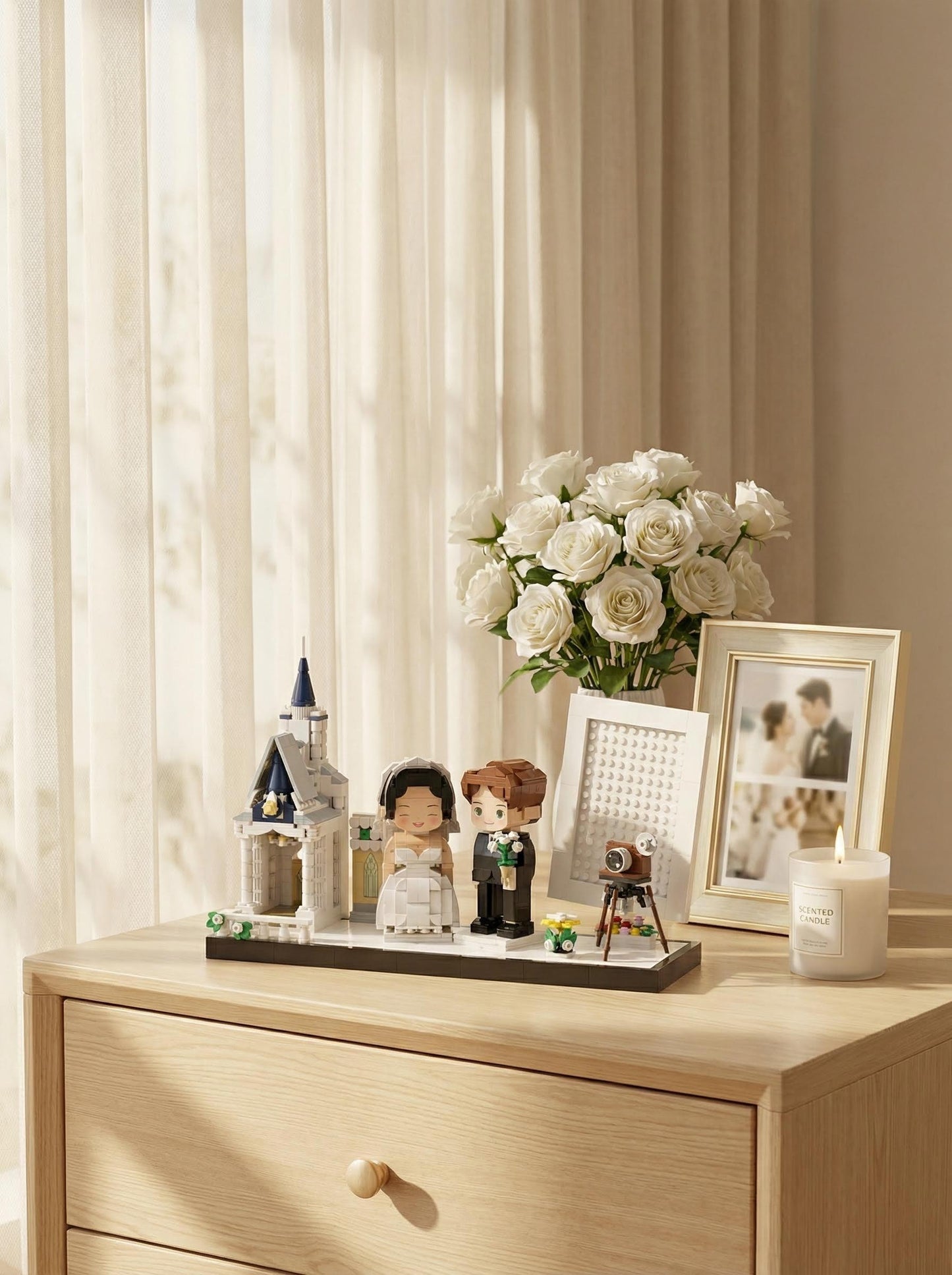 Customizable Fully Body  Custom Wedding Brick Figures