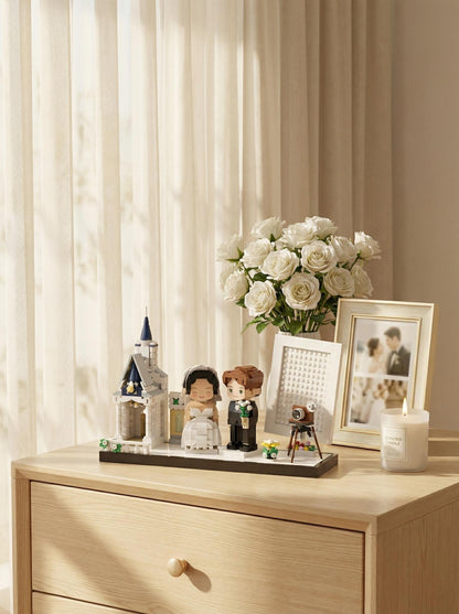 Customizable Fully Body  Custom Wedding Brick Figures