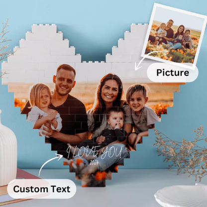 Custom Photo Brick Puzzle | Personalized Building Block Gift