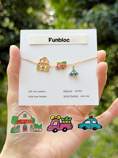 Personalized Kids Drawing Bracelet