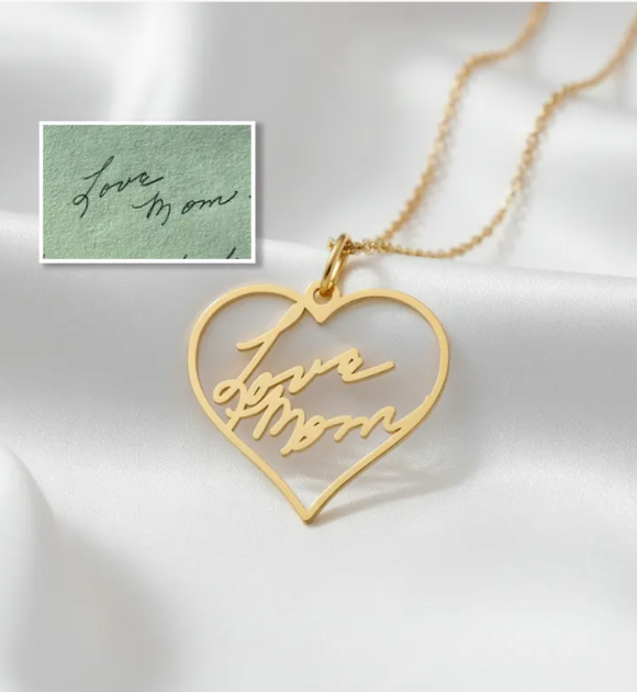 Personalized kids Drawing Necklace