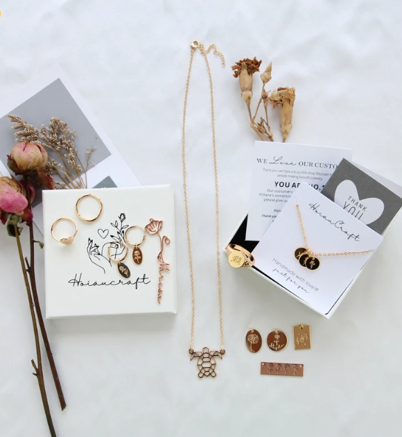 Personalized kids Drawing Necklace