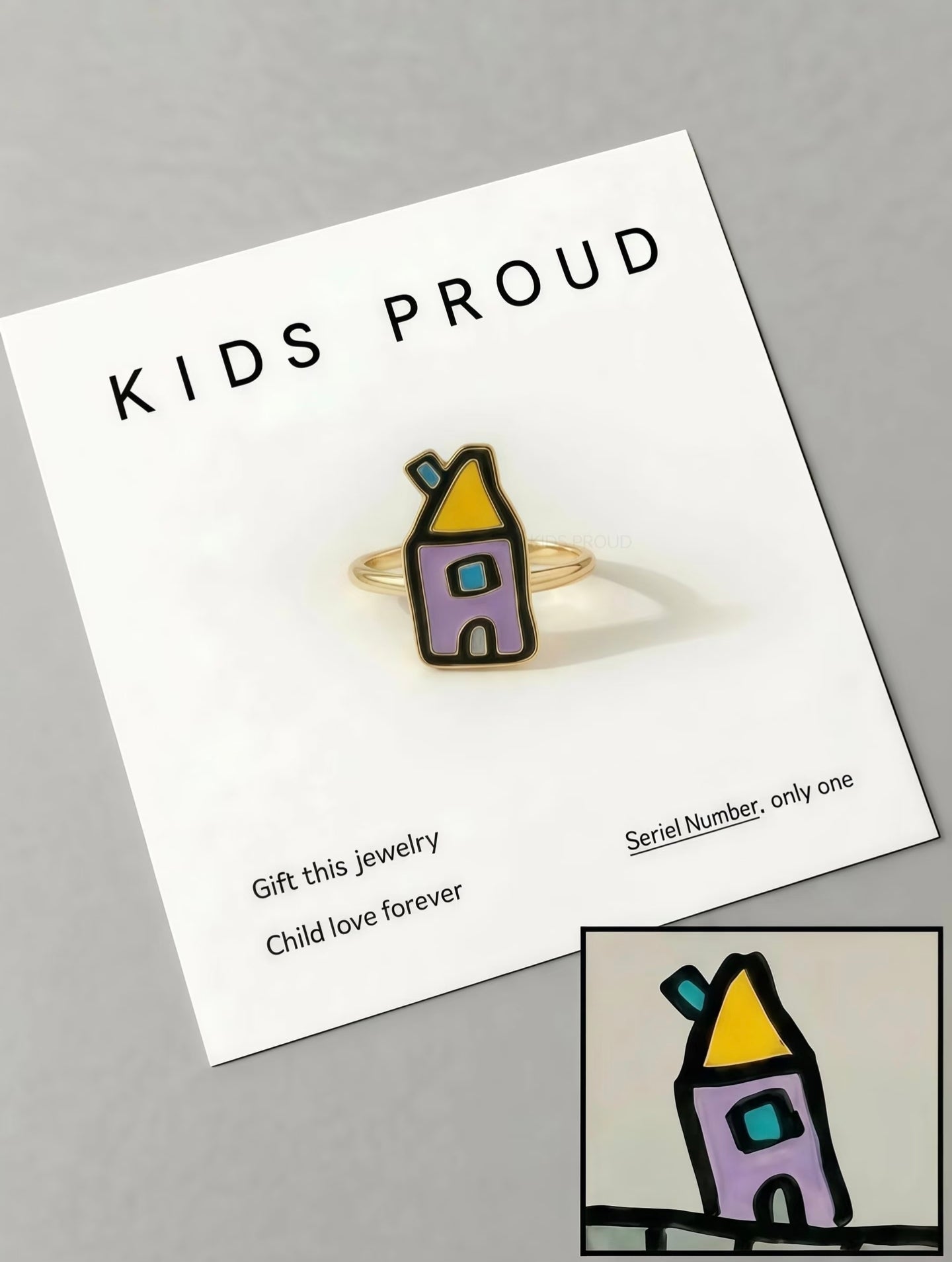 Personalized Kids Drawing Ring
