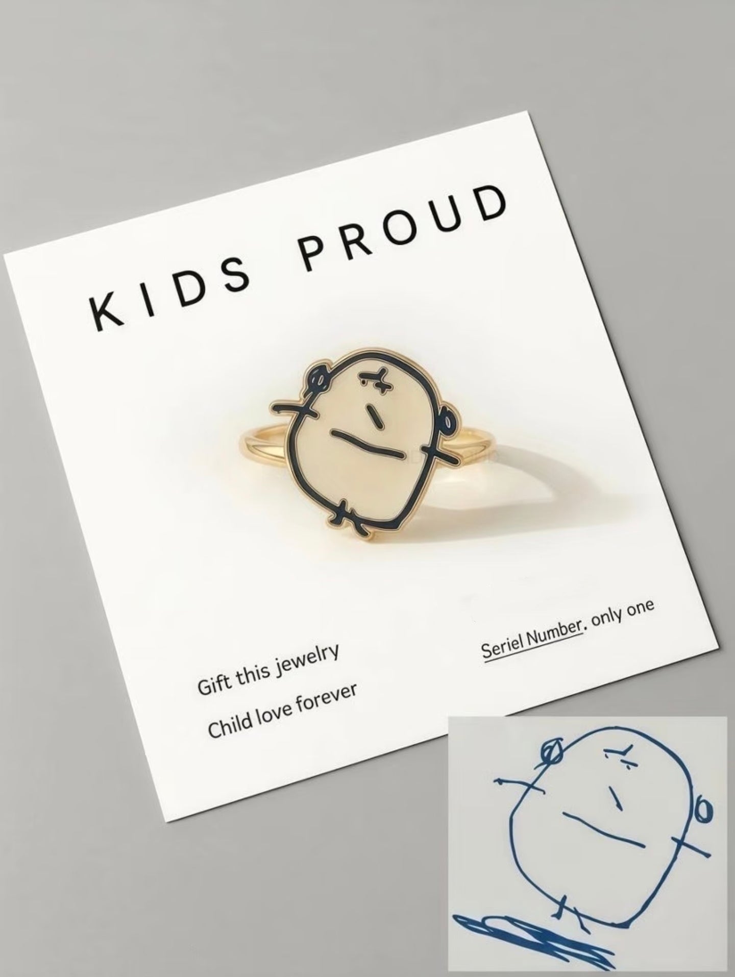 Personalized Kids Drawing Ring