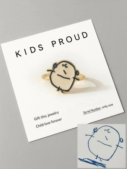 Personalized Kids Drawing Ring